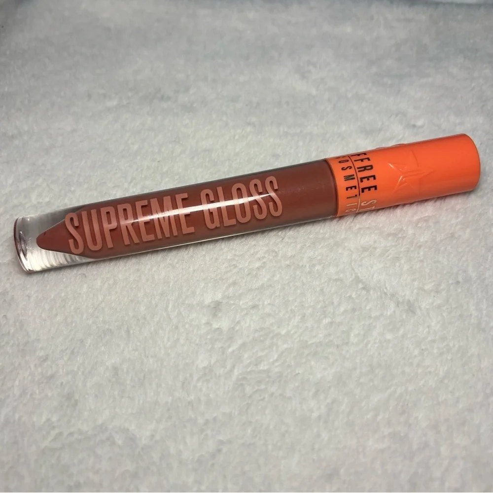 Limited Edition Jeffree Star Supreme Gloss- Never Content (Nude Brown) New! HTF